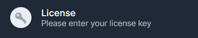 license